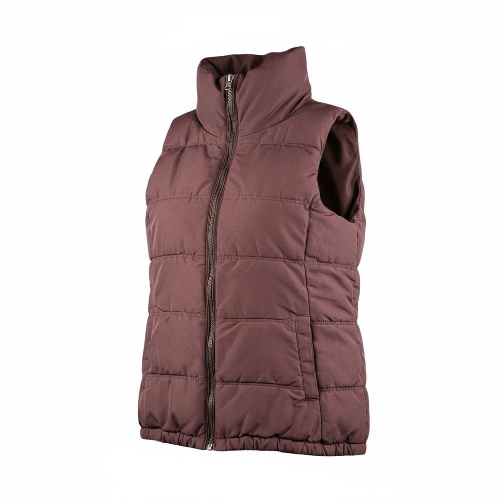 Old Navy Puffer Vest Size SMALL Burgundy